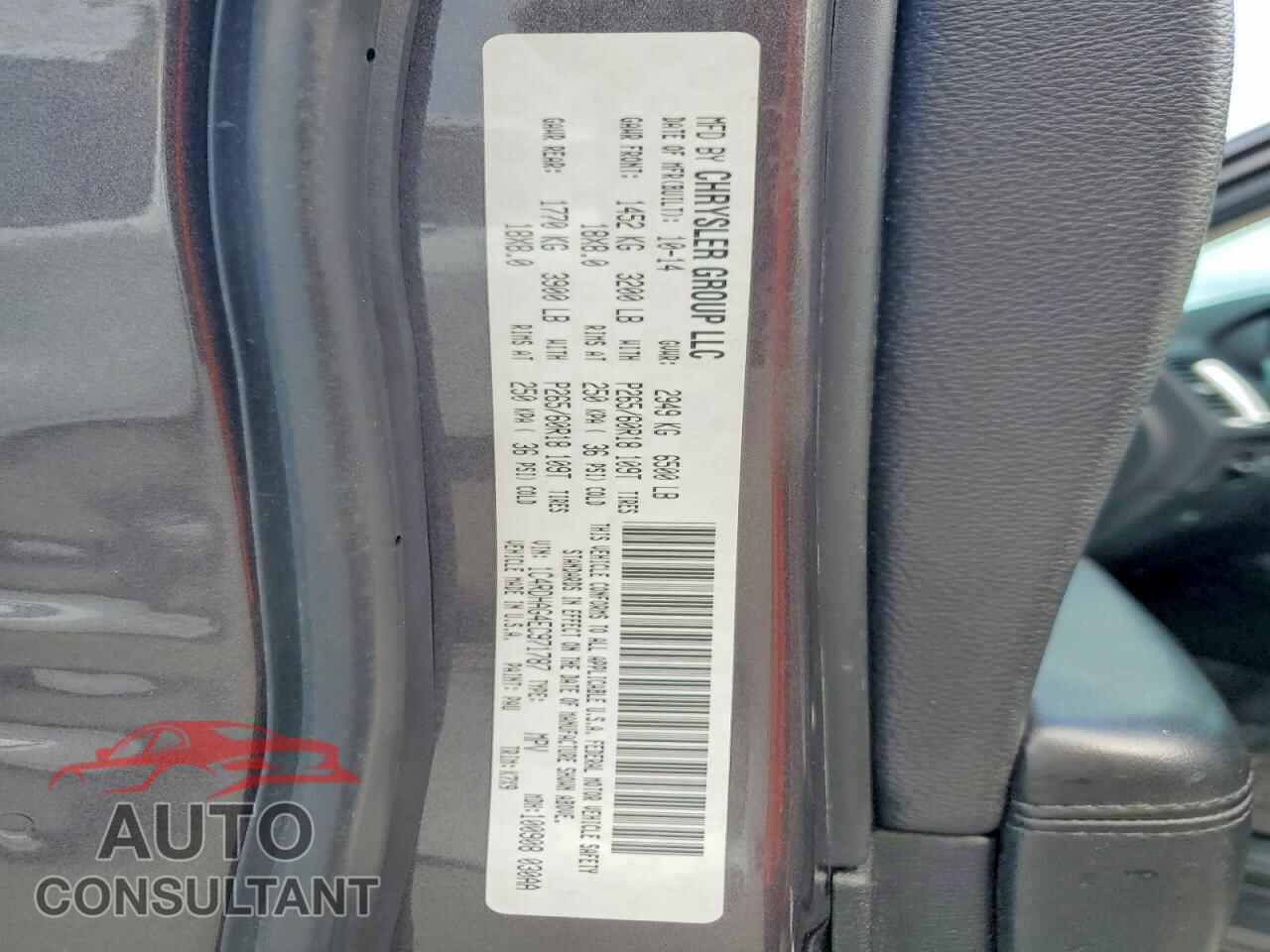 DODGE DURANGO 2014 - 1C4RDHAG4EC971787