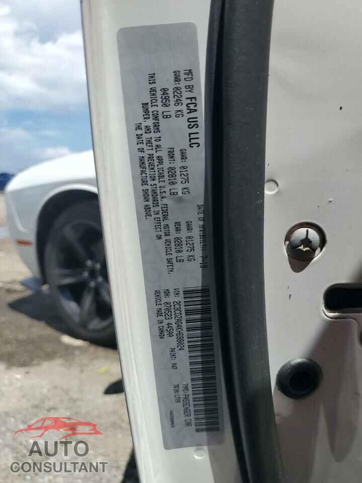 DODGE CHALLENGER 2019 - 2C3CDZAG4KH688024