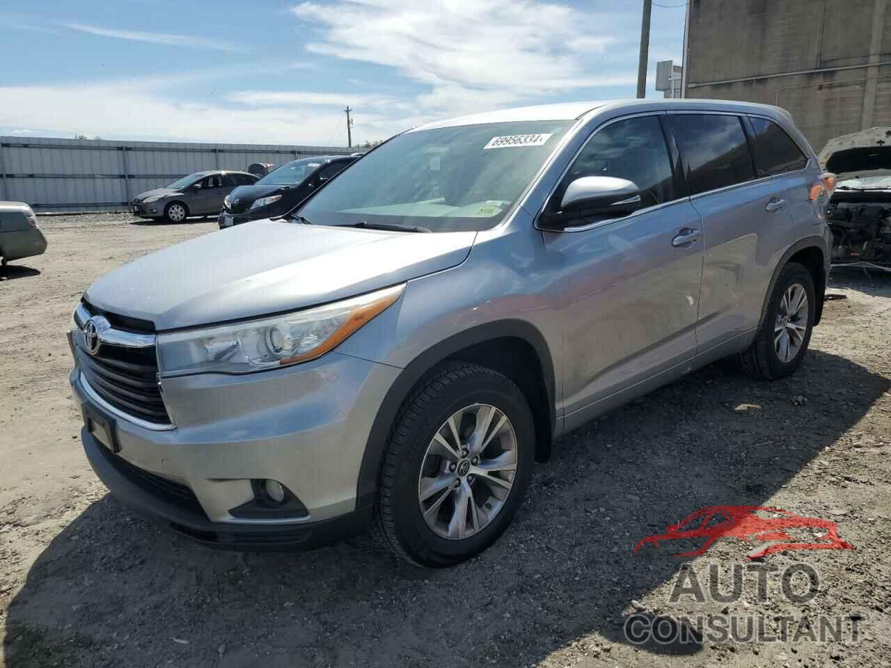 TOYOTA HIGHLANDER 2016 - 5TDBKRFH1GS327101