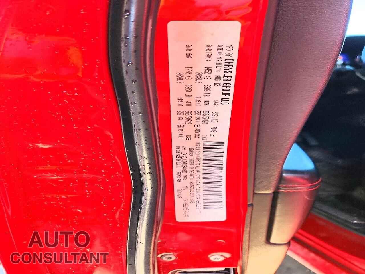 DODGE DURANGO 2013 - 1C4SDJCTXDC540811