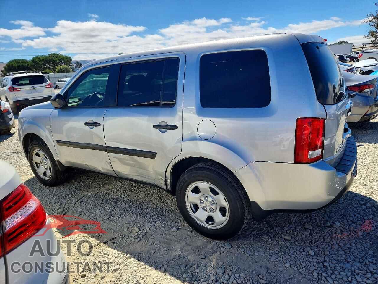 HONDA PILOT 2012 - 5FNYF3H26CB032529