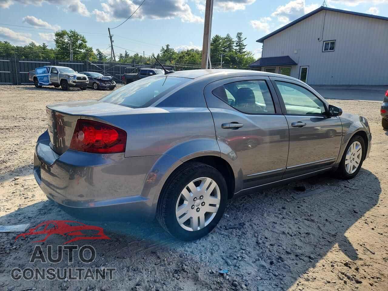 DODGE AVENGER 2012 - 1C3CDZAB3CN323654