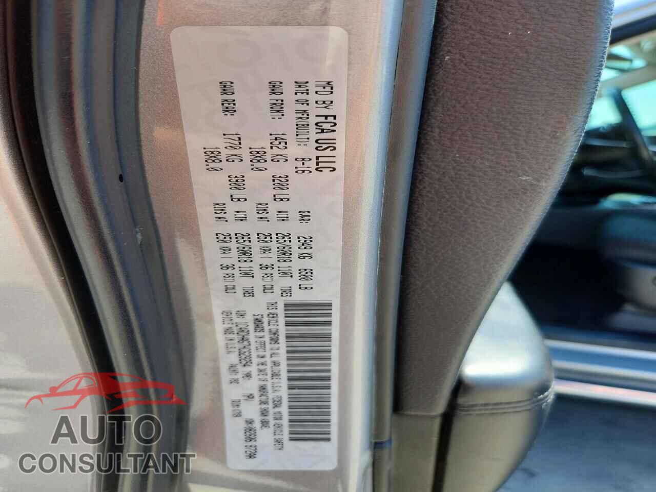 DODGE DURANGO 2017 - 1C4RDHAG7HC629254