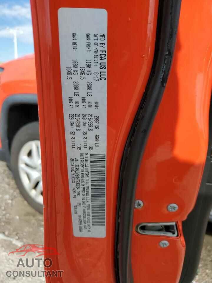 JEEP COMPASS 2017 - 3C4NJDAB4HT698654