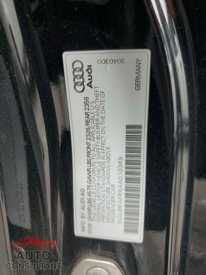 AUDI A5 2010 - WAURFAFRXAA010349