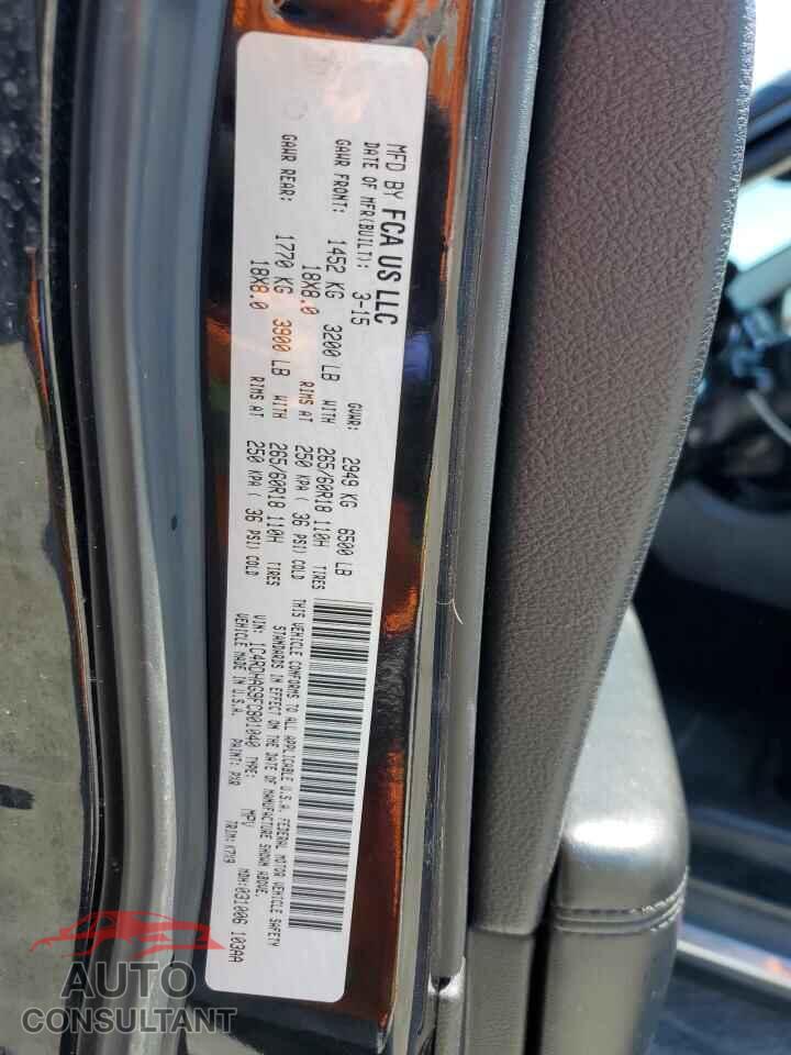 DODGE DURANGO 2015 - 1C4RDHAG9FC801040