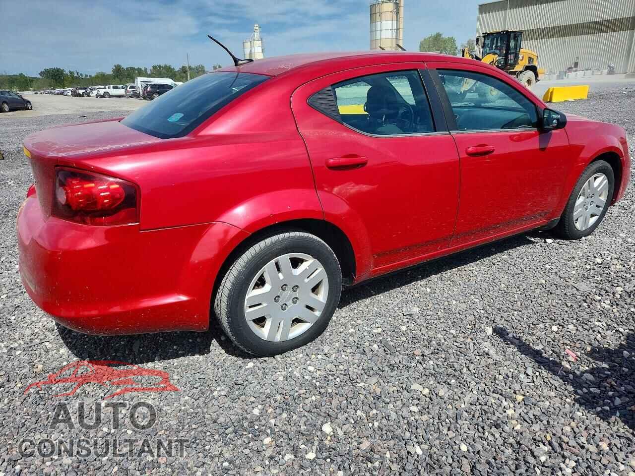 DODGE AVENGER 2013 - 1C3CDZAB8DN711478