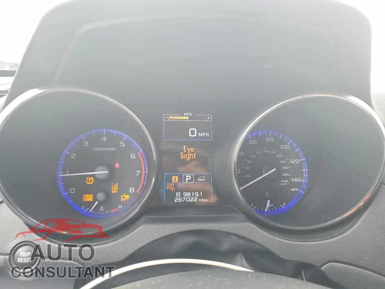 SUBARU OUTBACK 2016 - 4S4BSAFC9G3246057