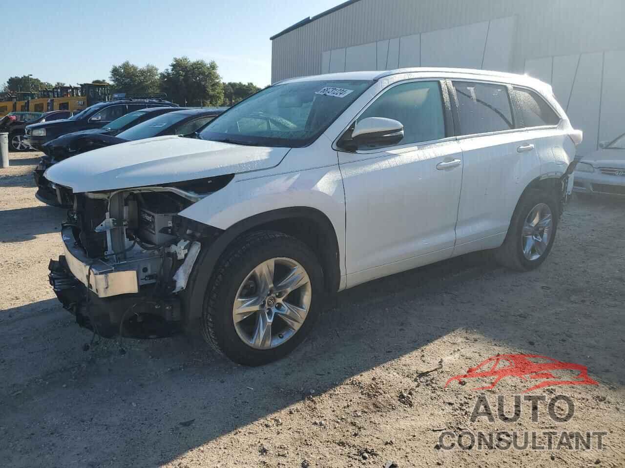 TOYOTA HIGHLANDER 2016 - 5TDYKRFH9GS158214