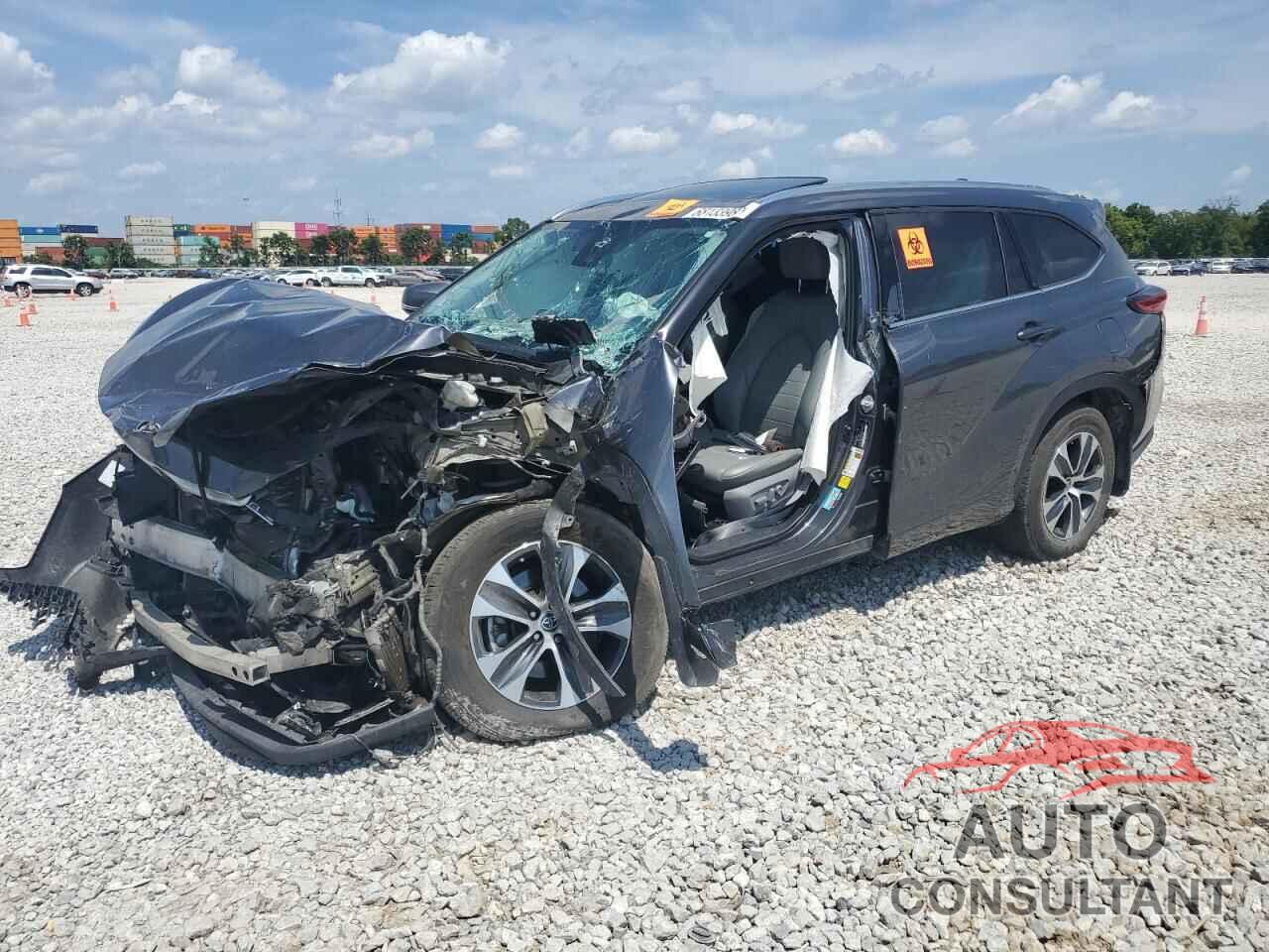 TOYOTA HIGHLANDER 2021 - 5TDHZRBH5MS125790