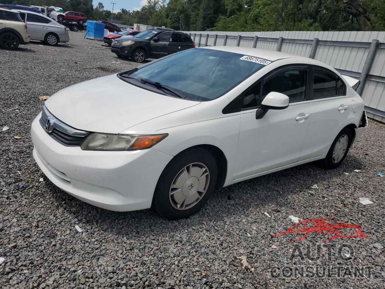 HONDA CIVIC 2012 - 2HGFB2F63CH315856
