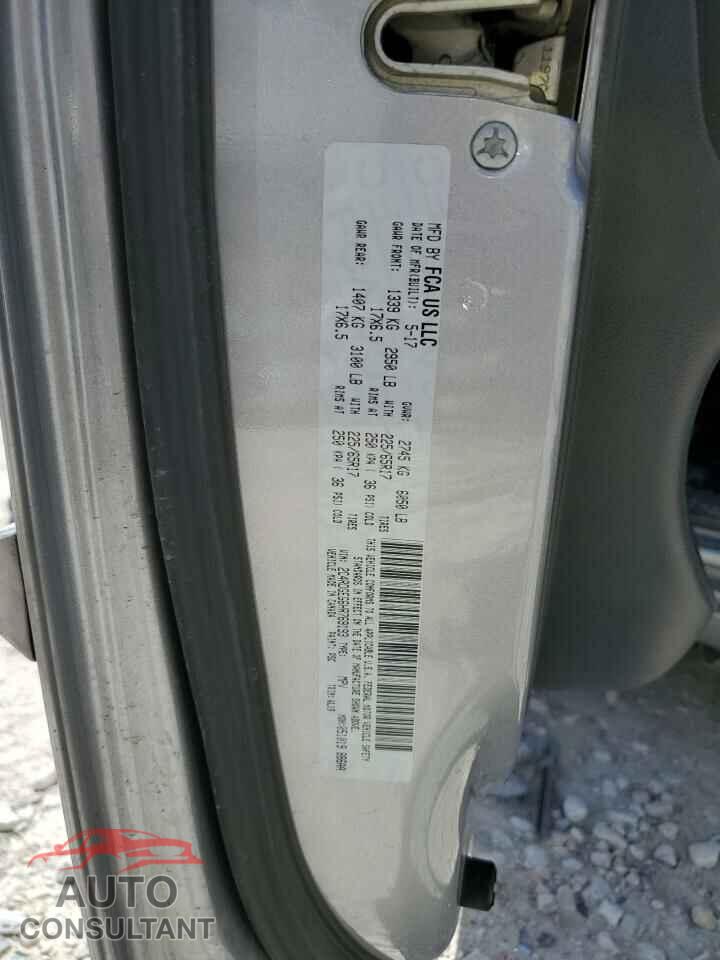 DODGE CARAVAN 2017 - 2C4RDGEG6HR769193