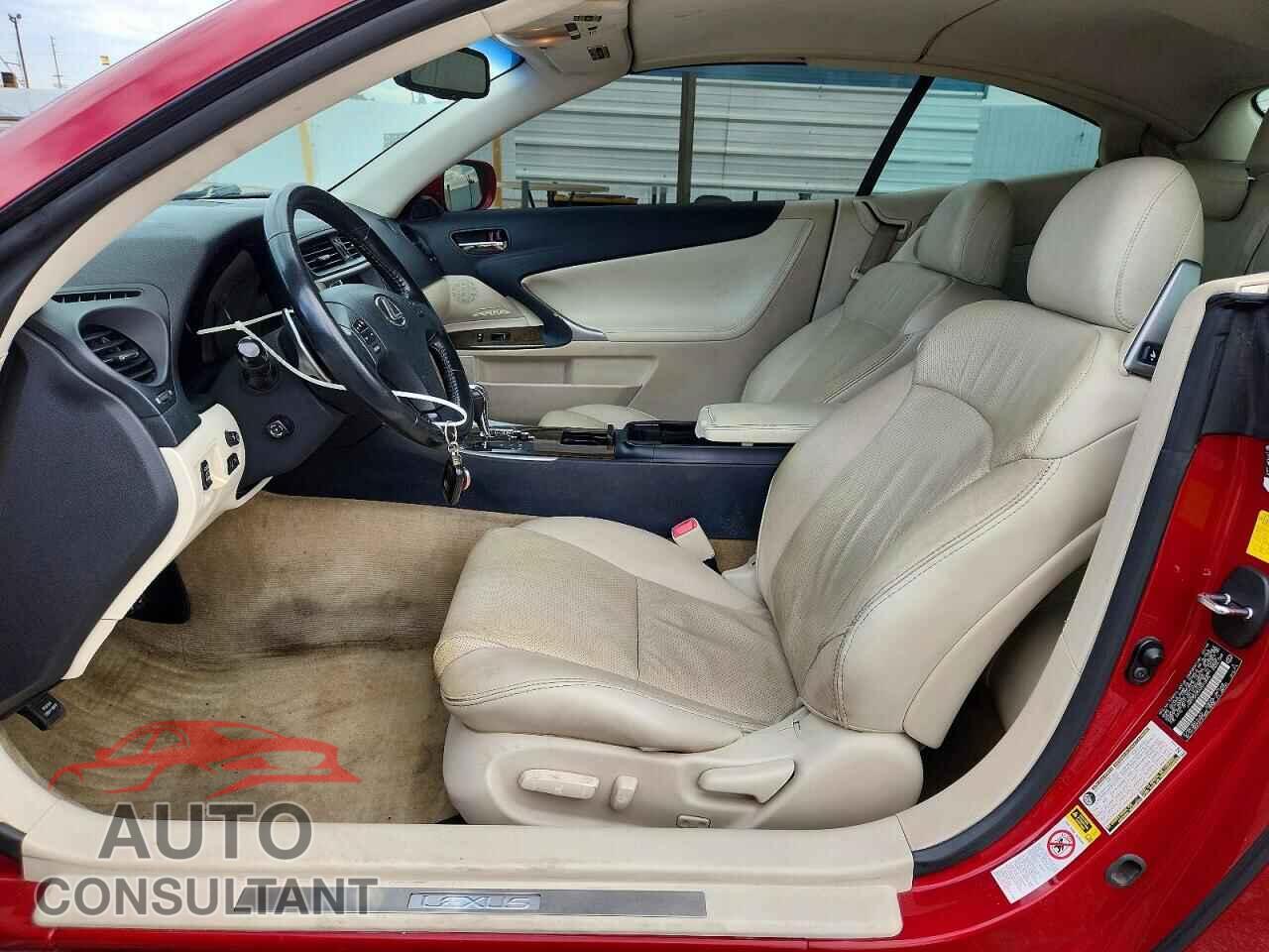 LEXUS IS 2010 - JTHFF2C25A2514495