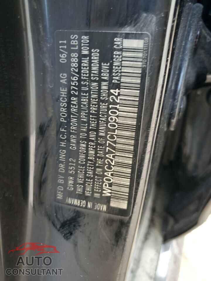 PORSCHE PANAMERA 2012 - WP0AC2A77CL090124