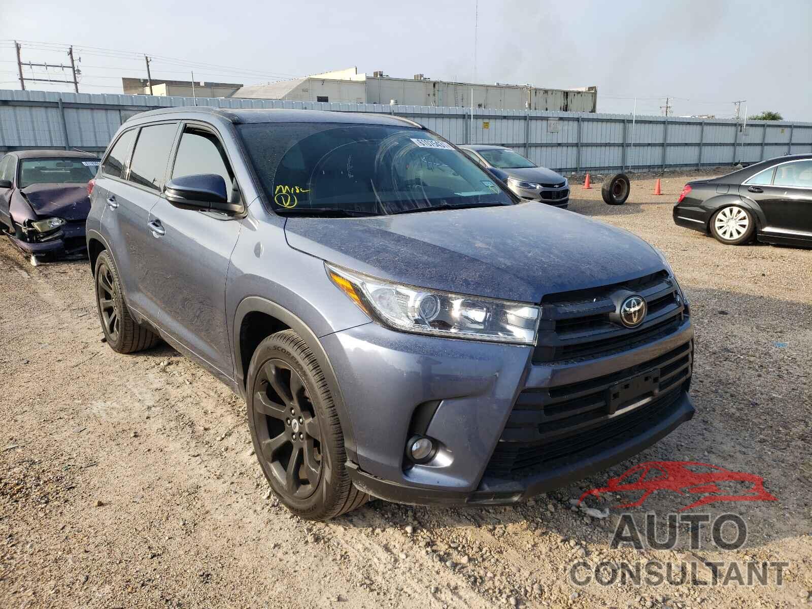 TOYOTA HIGHLANDER 2018 - 5TDYZRFH5JS272794