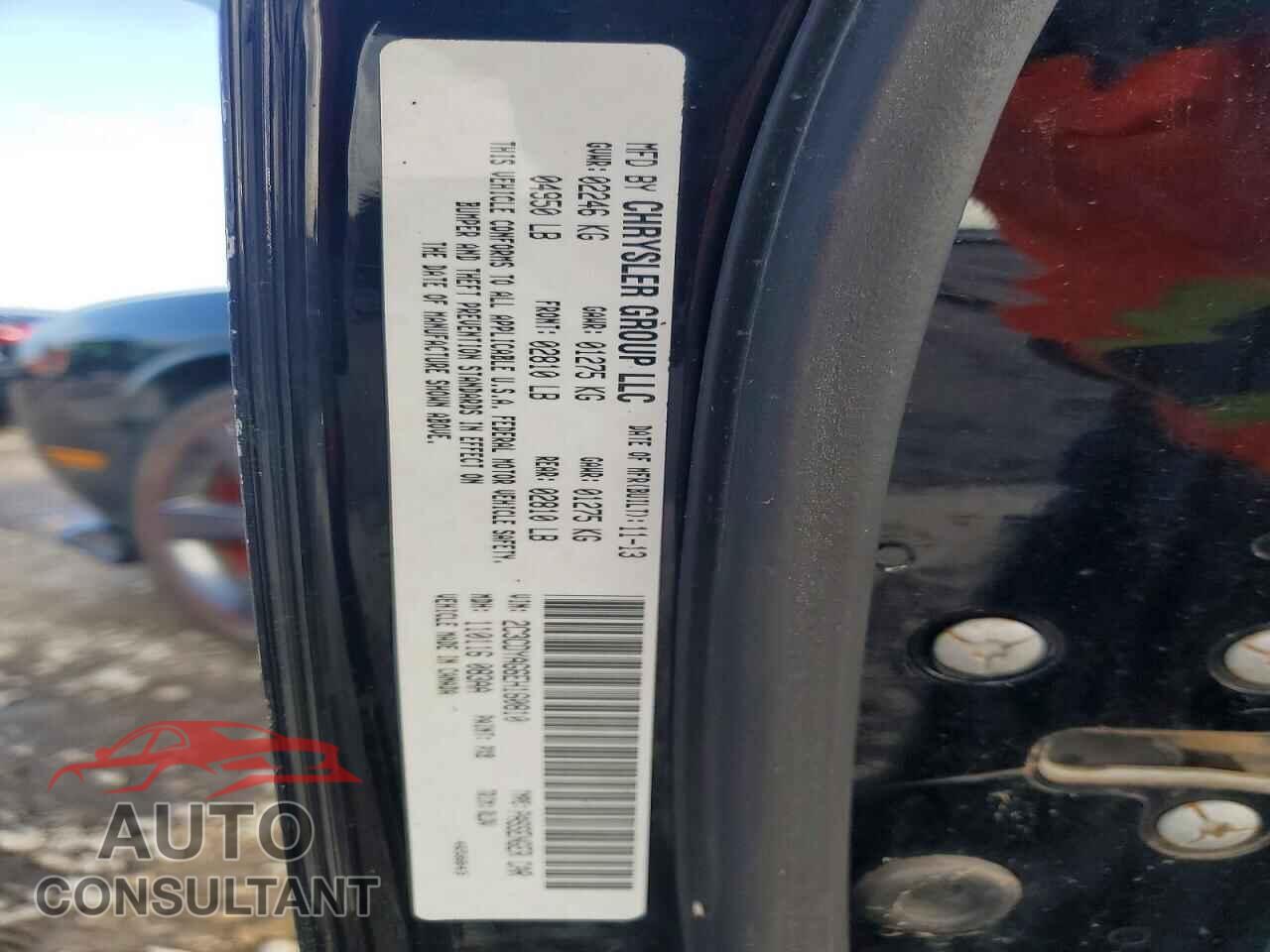 DODGE CHALLENGER 2014 - 2C3CDYAG6EH160810