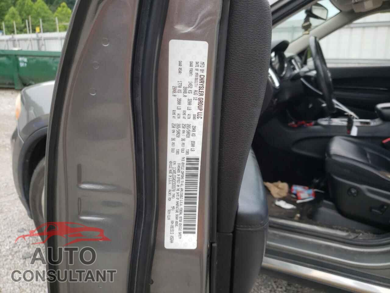 DODGE DURANGO 2013 - 1C4RDJDG0DC535570