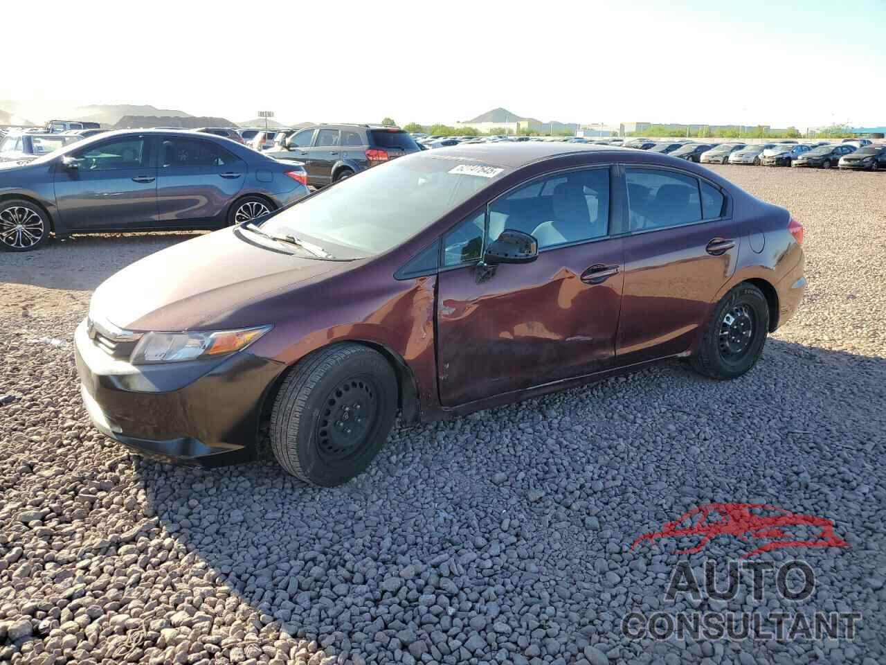 HONDA CIVIC 2012 - 19XFB2F58CE385399