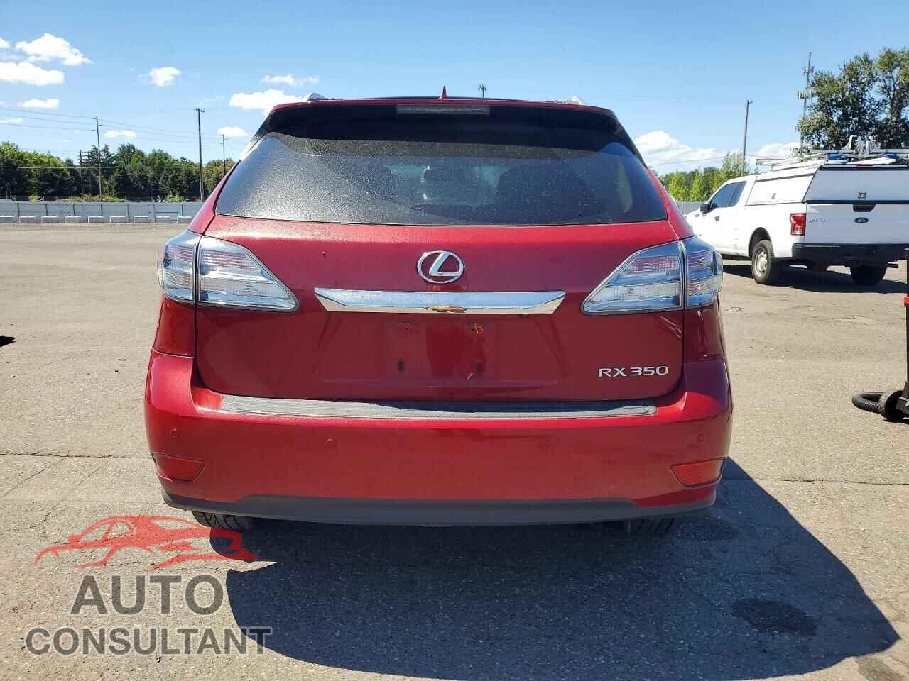 LEXUS RX350 2012 - 2T2BK1BA7CC148652