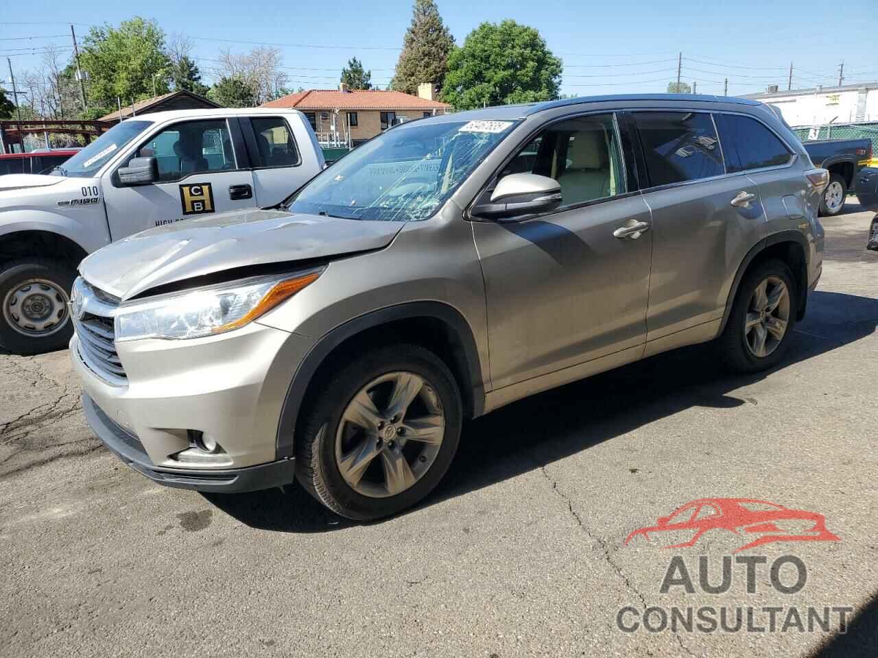 TOYOTA HIGHLANDER 2015 - 5TDDKRFH4FS212497