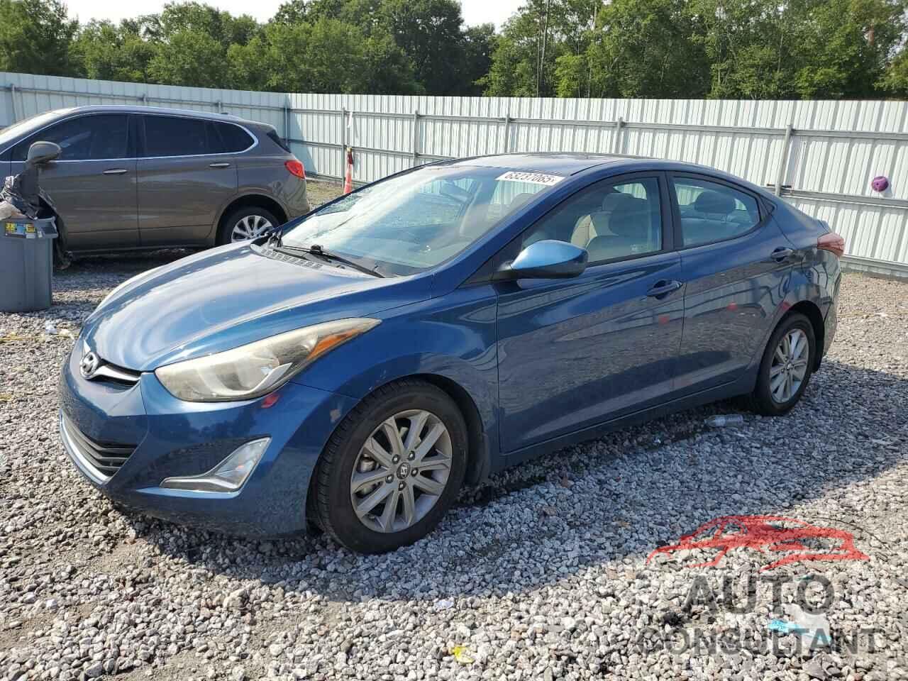 HYUNDAI ELANTRA 2016 - KMHDH4AE4GU526254