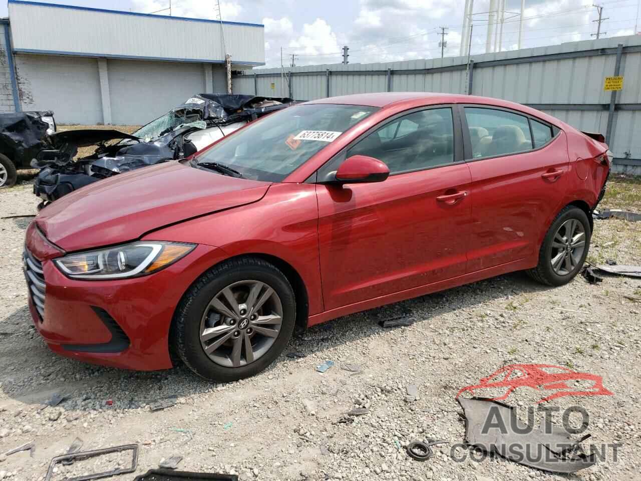 HYUNDAI ELANTRA 2017 - KMHD84LF7HU188260