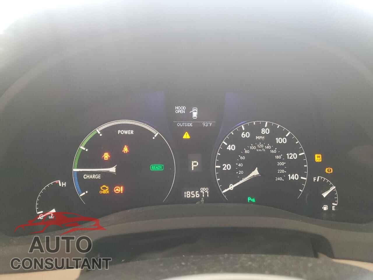 LEXUS RX450 2012 - JTJBC1BA3C2425651