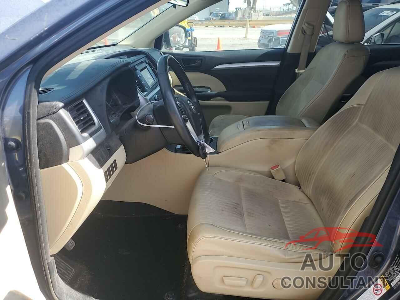 TOYOTA HIGHLANDER 2015 - 5TDBKRFH2FS131358