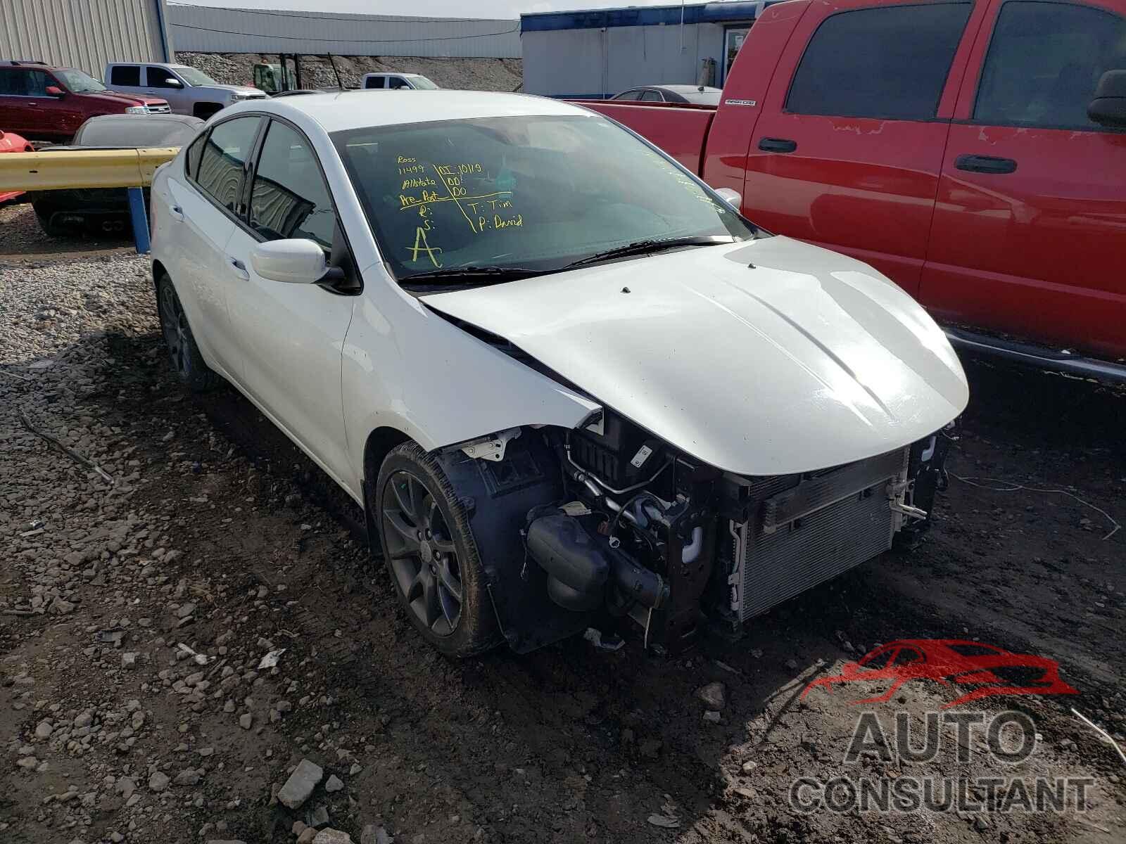 DODGE DART 2016 - 1C3CDFAA4GD668127