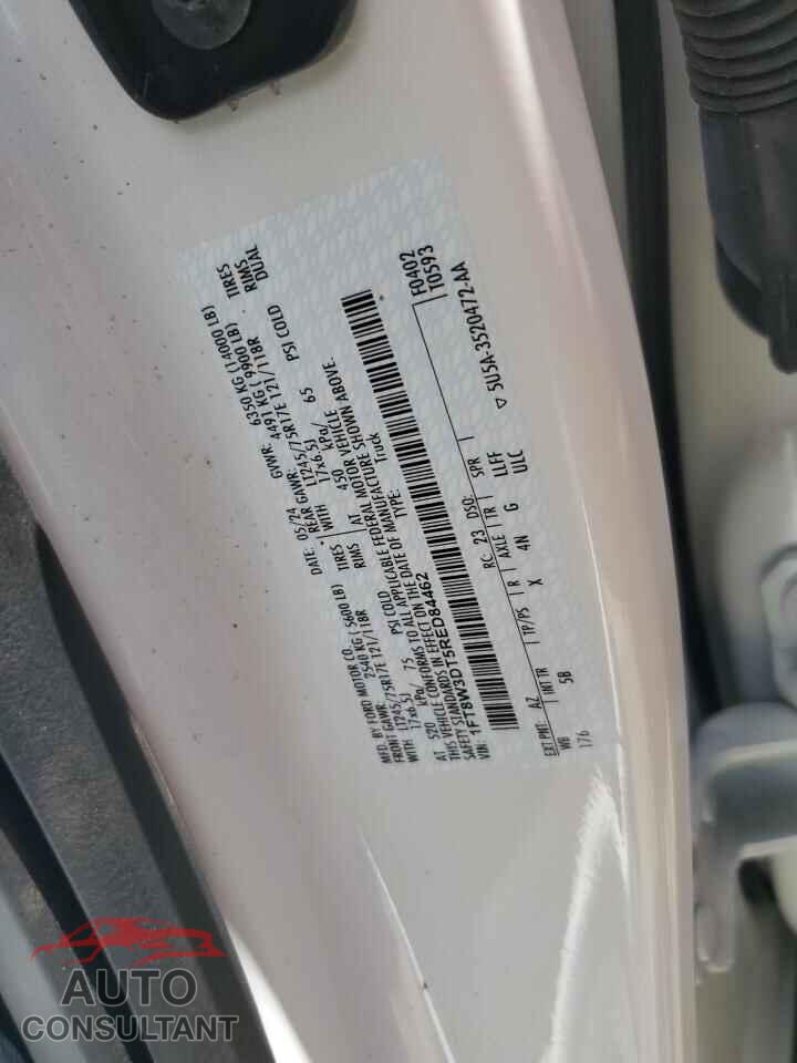 FORD F350 2024 - 1FT8W3DT5RED84462