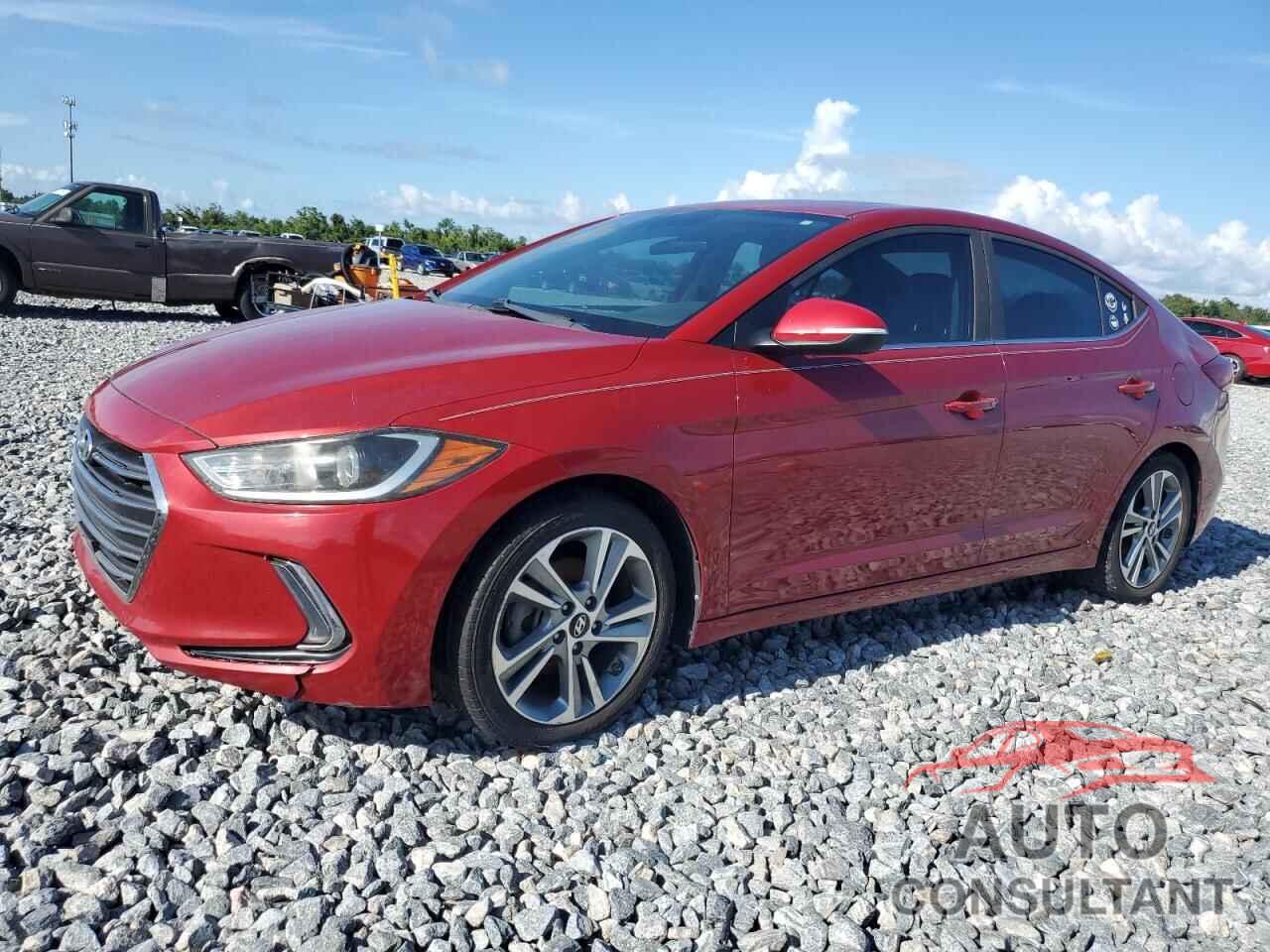HYUNDAI ELANTRA 2018 - KMHD84LF6JU637255