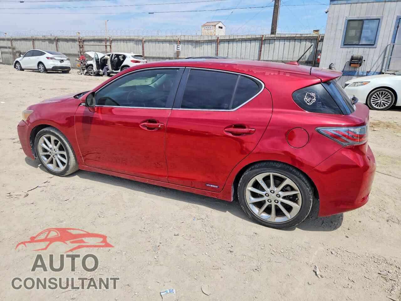 LEXUS CT 200 2012 - JTHKD5BH2C2107829