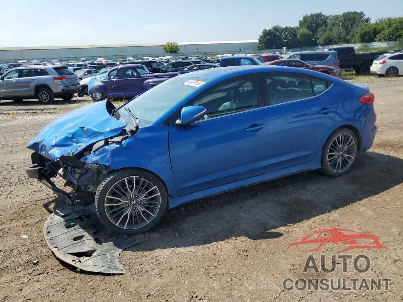 HYUNDAI ELANTRA 2018 - KMHD04LB2JU640738