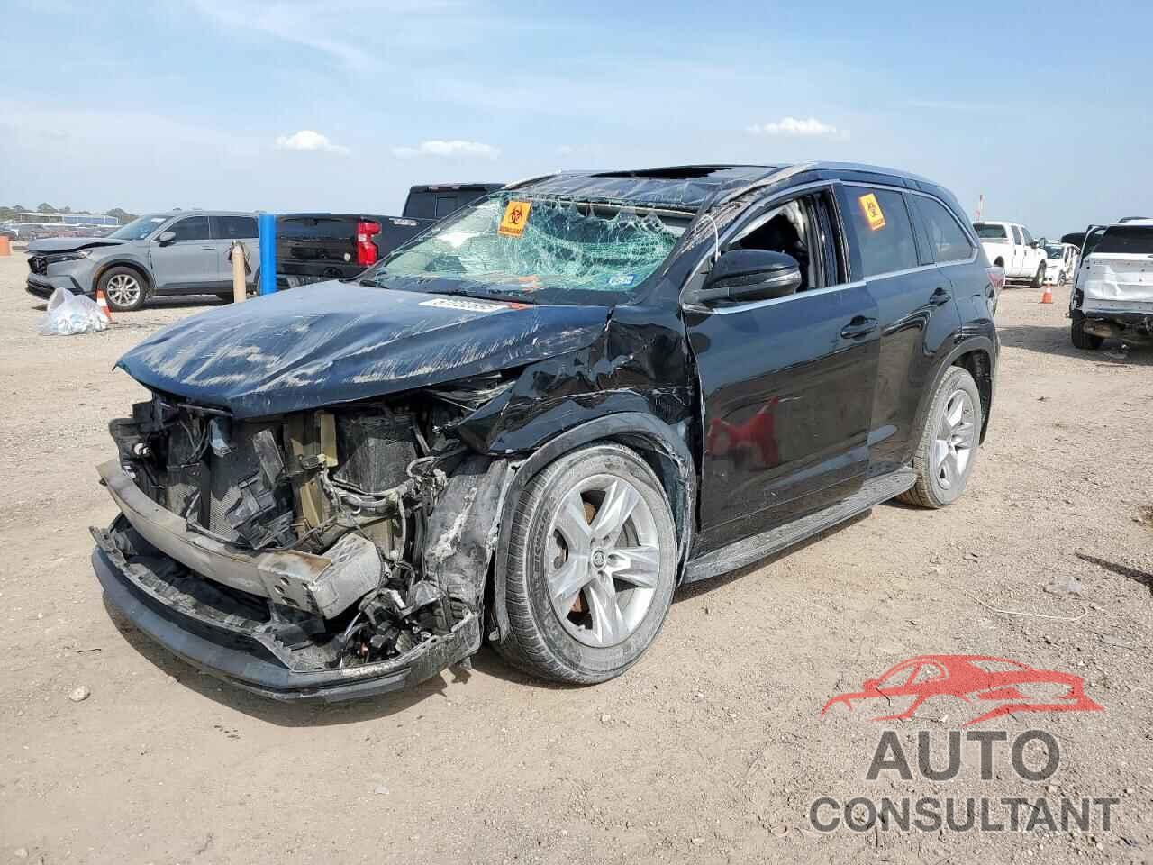 TOYOTA HIGHLANDER 2016 - 5TDYKRFH6GS133299