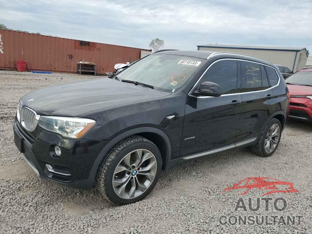 BMW X3 2016 - 5UXWX9C50G0D89641