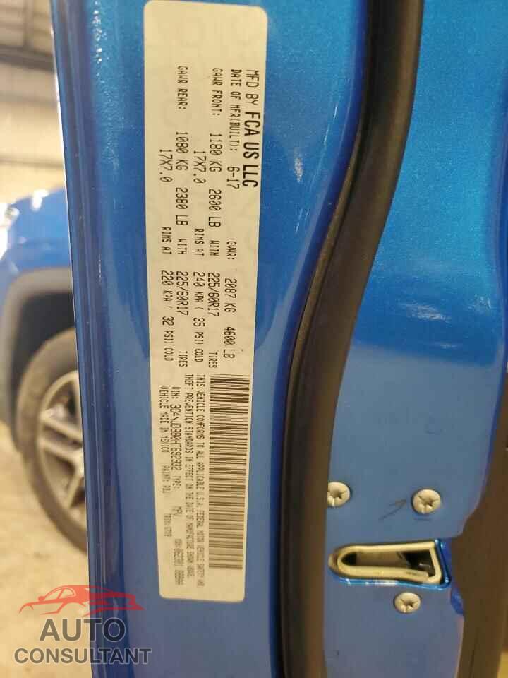 JEEP COMPASS 2017 - 3C4NJDBB0HT692932
