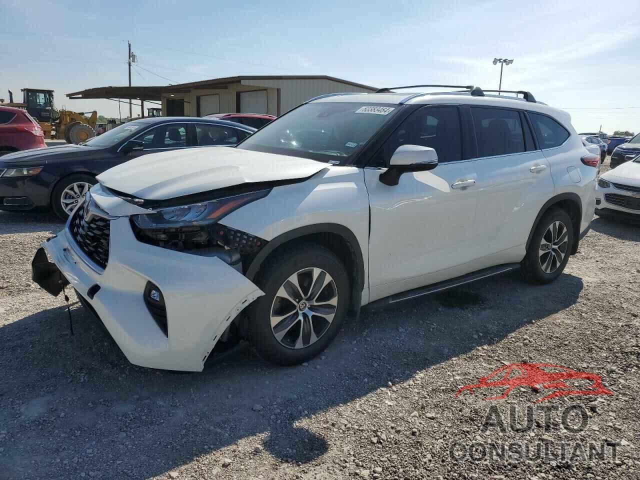 TOYOTA HIGHLANDER 2021 - 5TDGZRAH3MS527398