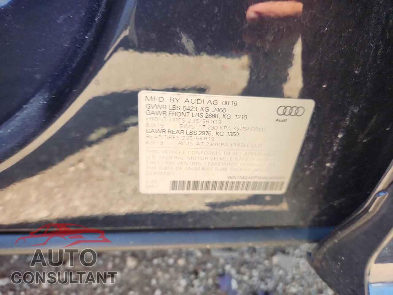 AUDI Q5 2017 - WA1M2AFP3HA046489