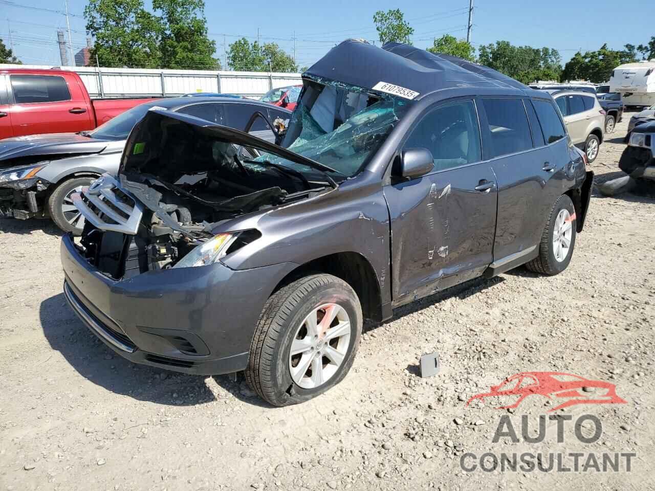 TOYOTA HIGHLANDER 2012 - 5TDBK3EH6CS167368