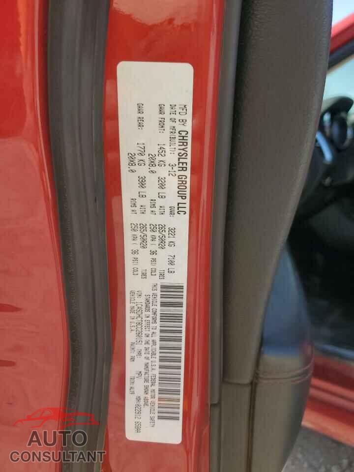 DODGE DURANGO 2012 - 1C4SDHCT8CC260151