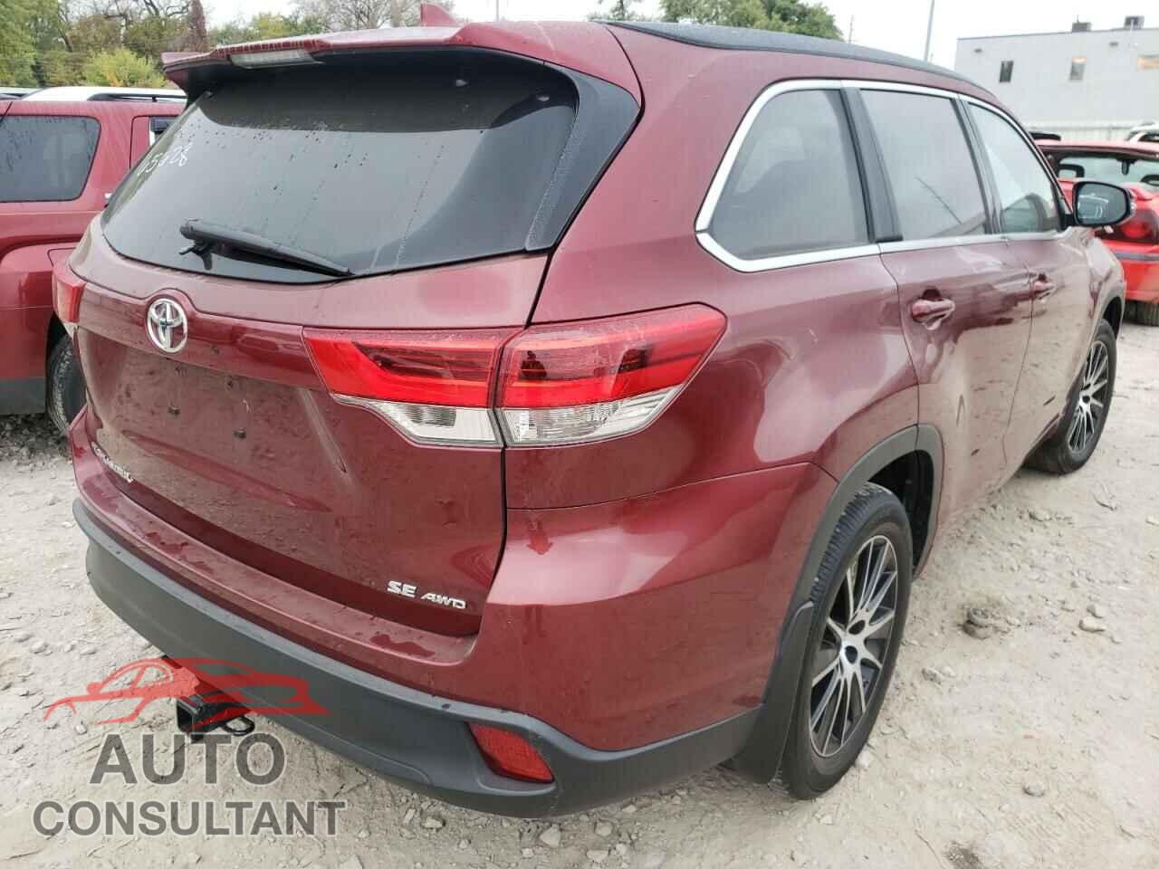TOYOTA HIGHLANDER 2017 - 5TDJZRFH6HS465628