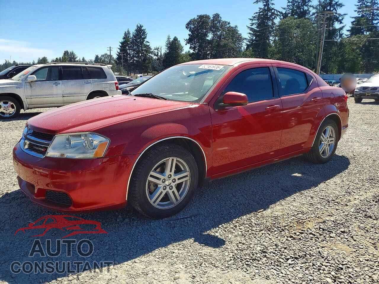 DODGE AVENGER 2012 - 1C3CDZCB5CN266404
