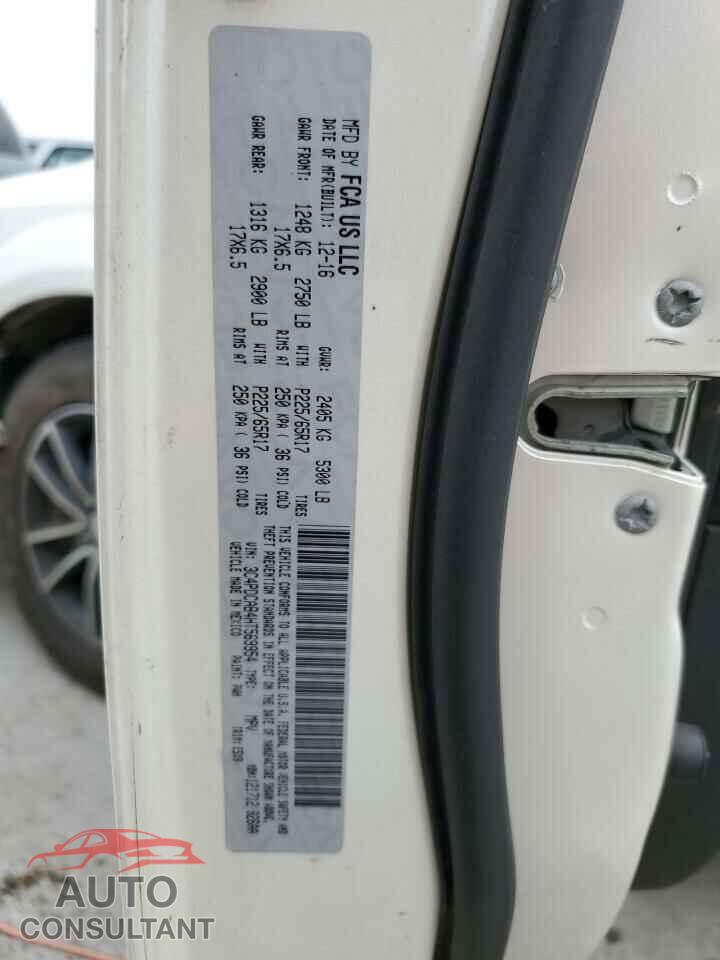 DODGE JOURNEY 2017 - 3C4PDCAB4HT569954