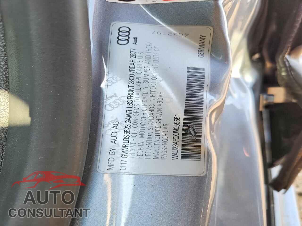 AUDI A7 2018 - WAU23AFCXJN059551