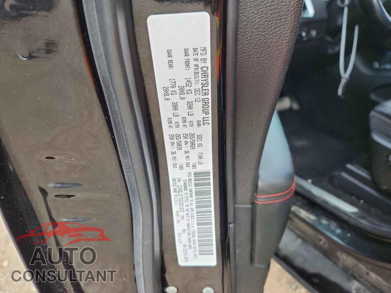 DODGE DURANGO 2013 - 1C4SDJCT5DC651637