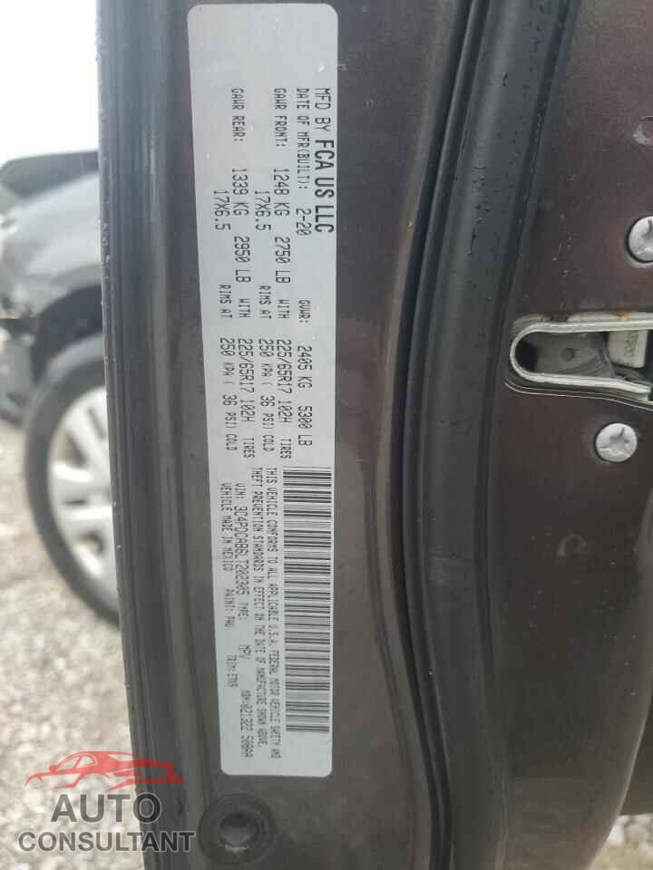 DODGE JOURNEY 2020 - 3C4PDCAB6LT202305