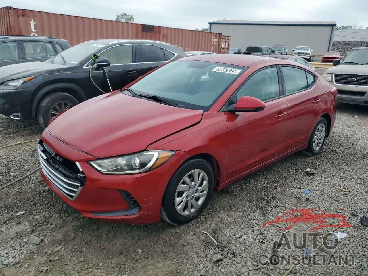 HYUNDAI ELANTRA 2017 - KMHD74LF4HU075871