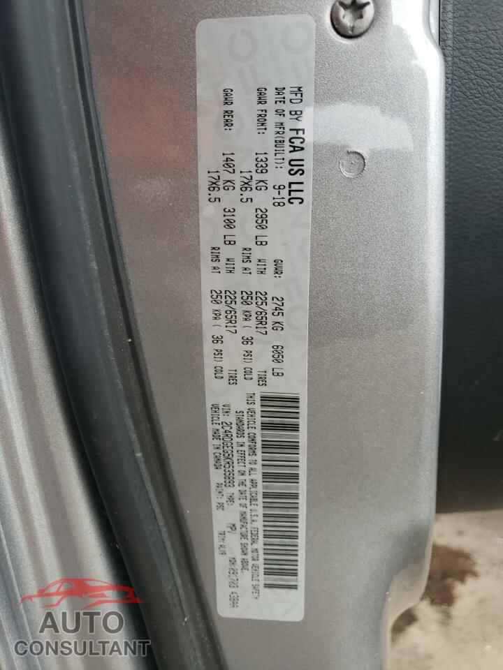 DODGE CARAVAN 2019 - 2C4RDGEG5KR535893