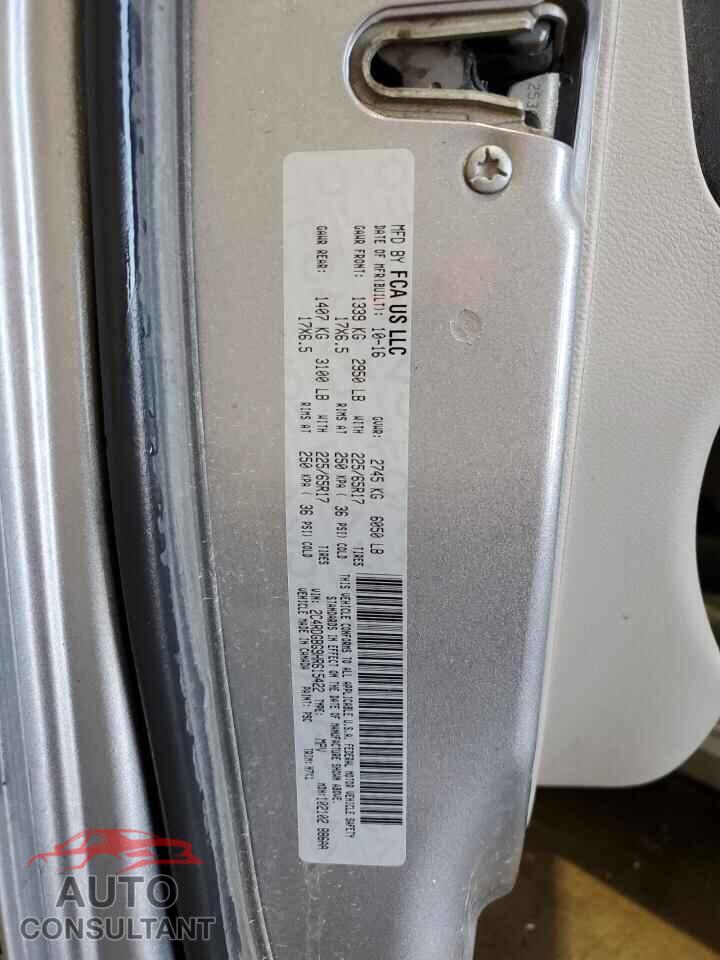 DODGE CARAVAN 2017 - 2C4RDGBG9HR615422