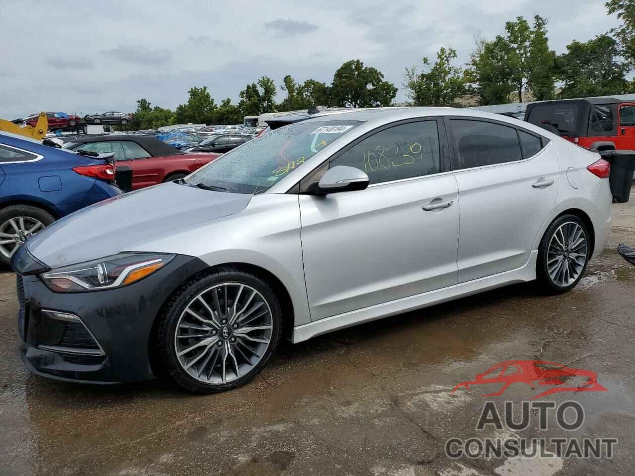 HYUNDAI ELANTRA 2018 - KMHD04LB0JU543117